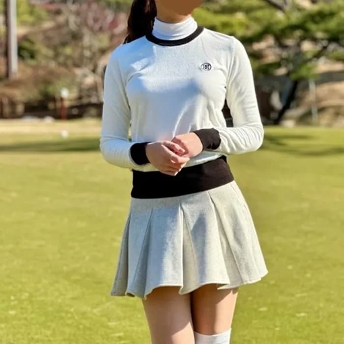 [G/FORE] 지포어 여성 에센셜 라운드넥 스웨터 - gol58x - 1