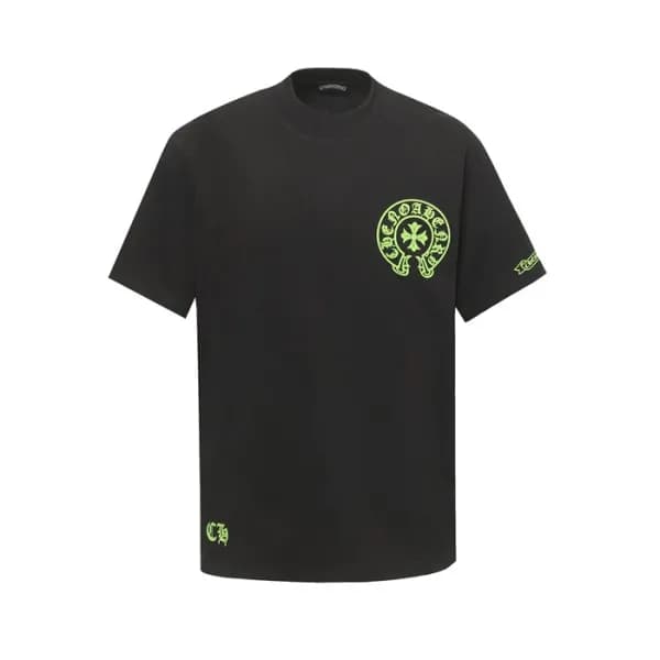 크롬하츠 남성 라운드 반팔티 - Chrom Hearts Mens Round Tshirt -… - 1
