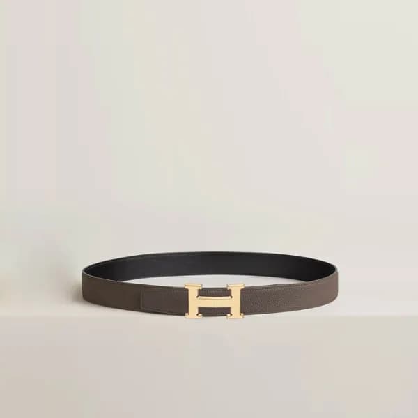 에르메스 남성 H Striee 버클 리버서블 벨트 - Hermes Mens H Striee… - 1