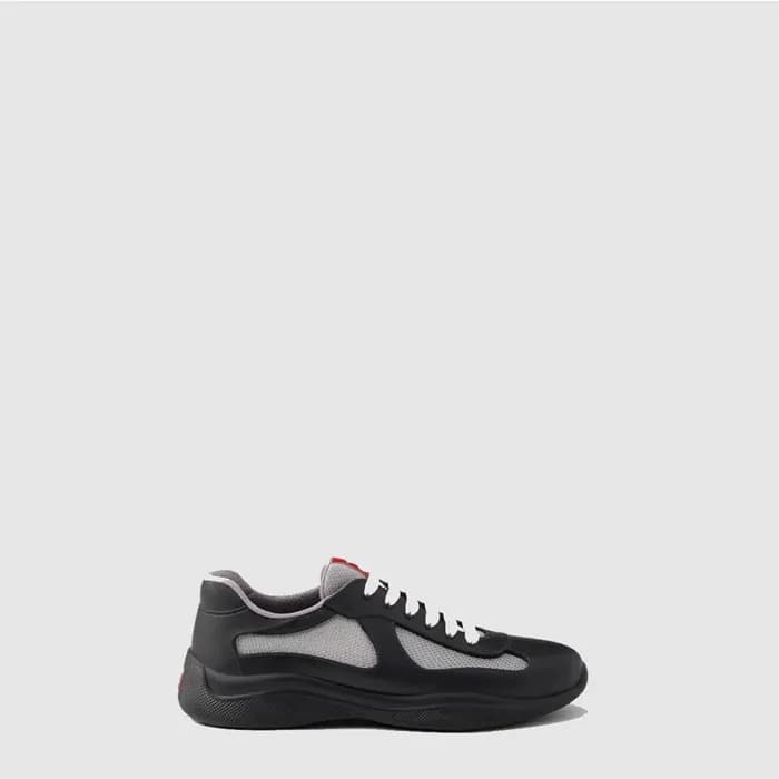 프라다 남성 패브릭 스니커즈 - Prada Mens Fabric Sneakers - prs… - 1