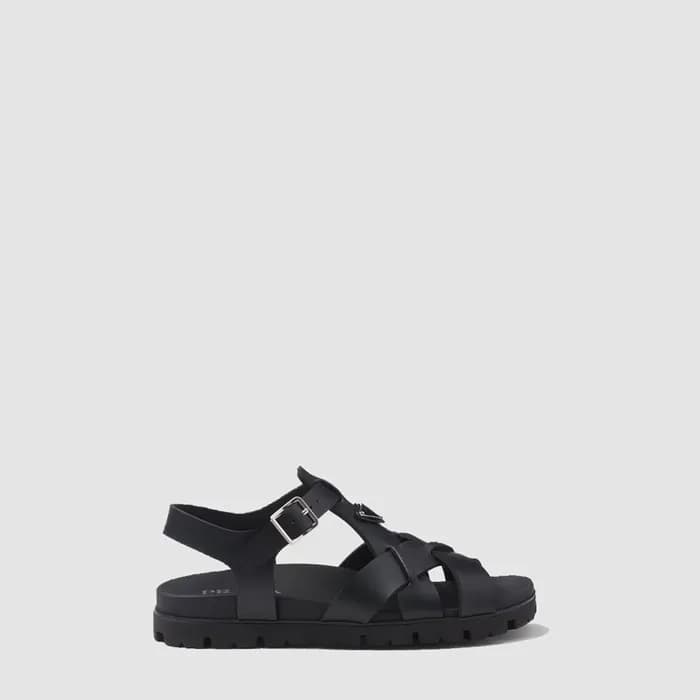 프라다 남성 크리스크로스 샌들 - Prada Mens Crisscross Sandals -… - 1