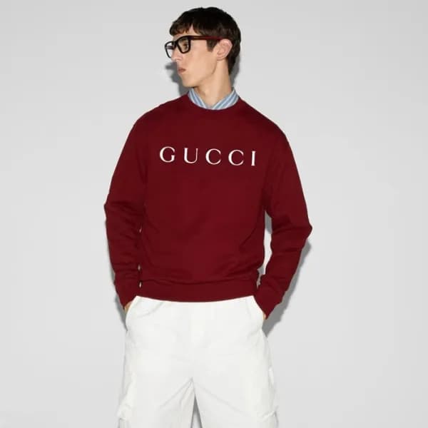 구찌 남성 라운드 맨투맨 - Gucci Mens Round Tshirt - guc8572x - 1