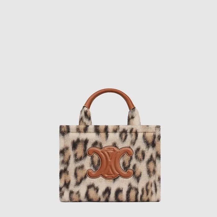 셀린느 여성 카바스 레오파드 텍스타일 - Celine Womens Cabas Leopard… - 1