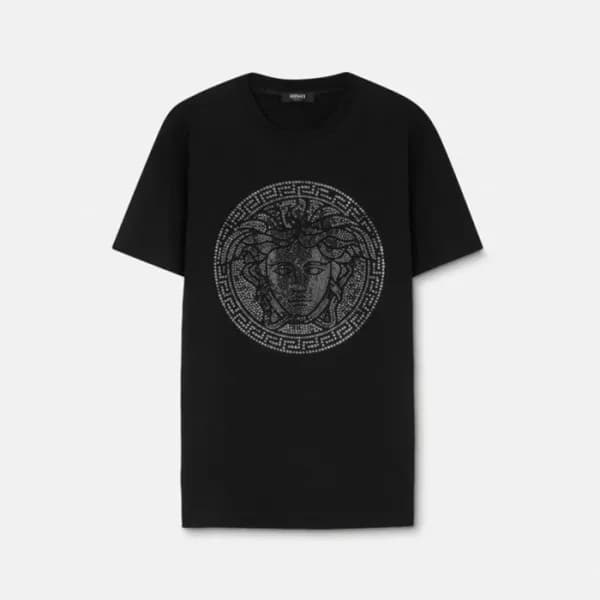 베르사체 남성 반팔 티셔츠 - Versace Mens Round Tshirts - vec1… - 1