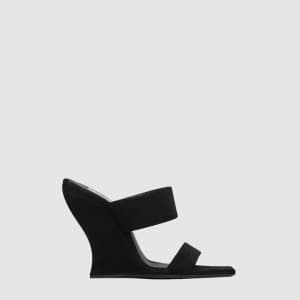 알라이아 여성 웨이브 스웨이드 뮬 - Alaia Womens Wave Suede Mule …