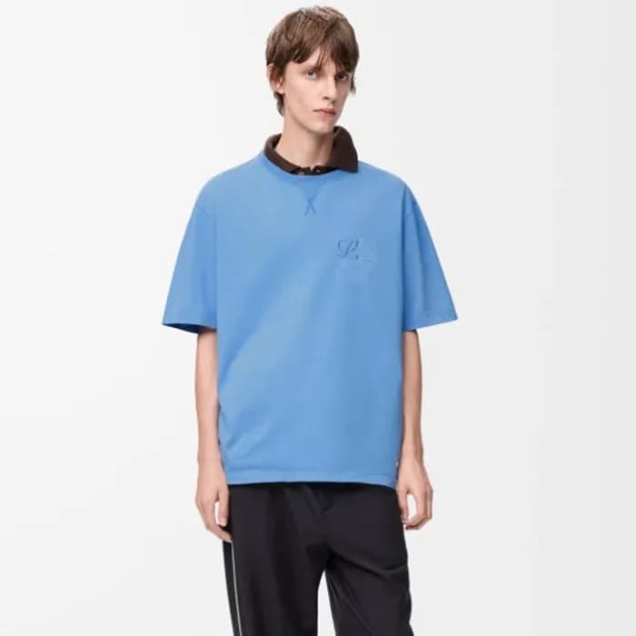 로에베 남성 루즈핏 반팔티 - Loewe Mens Loose Fit Tshirt - loc… - 1