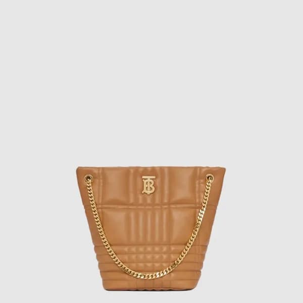 버버리 여성 로라 미디엄 버킷 백 - Burberry Womens Lola Medium b… - 1