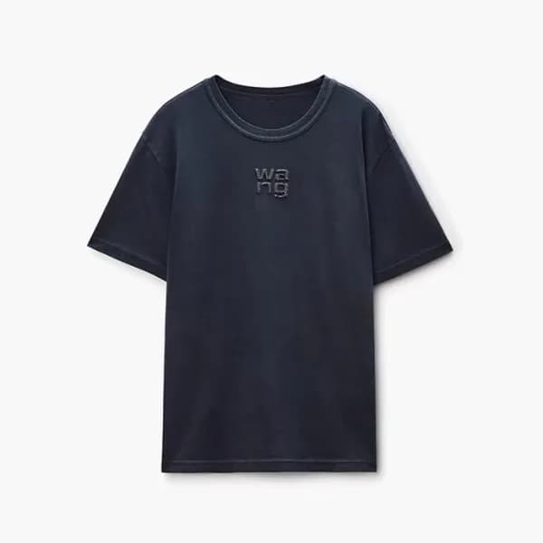 알렉산더왕 남성 라운드 반팔티 - Alexander wang Mens Round Tshir… - 1