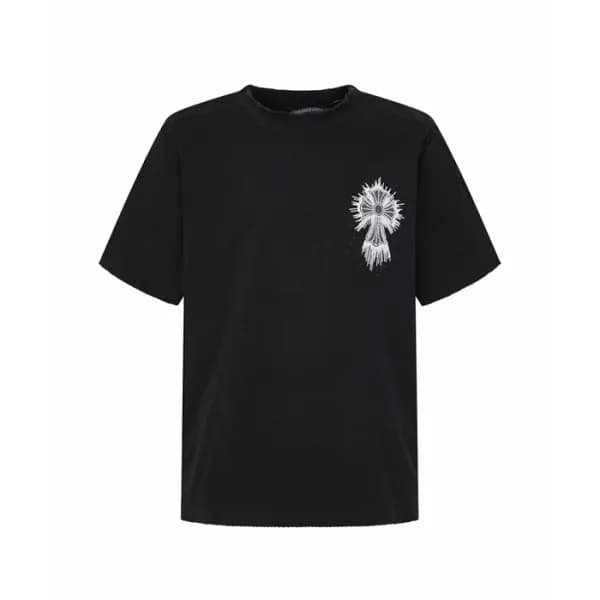 크롬하츠 남성 라운드 반팔티 - Chrom Hearts Mens Round Tshirt -… - 1
