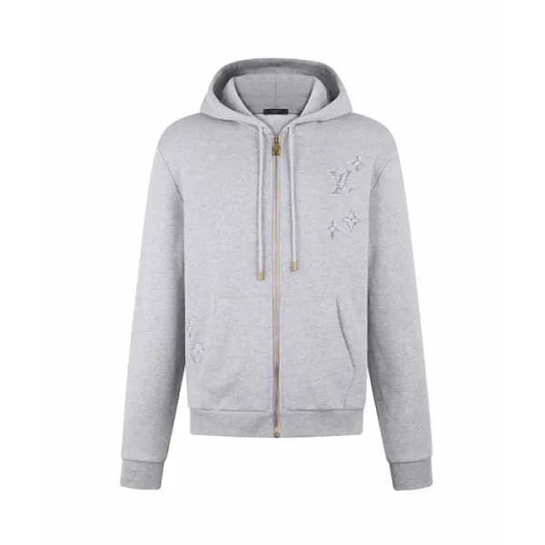 루이비통 남성 집업 후드티 - Louis vuitton Mens Zip-up Hooded … - 1