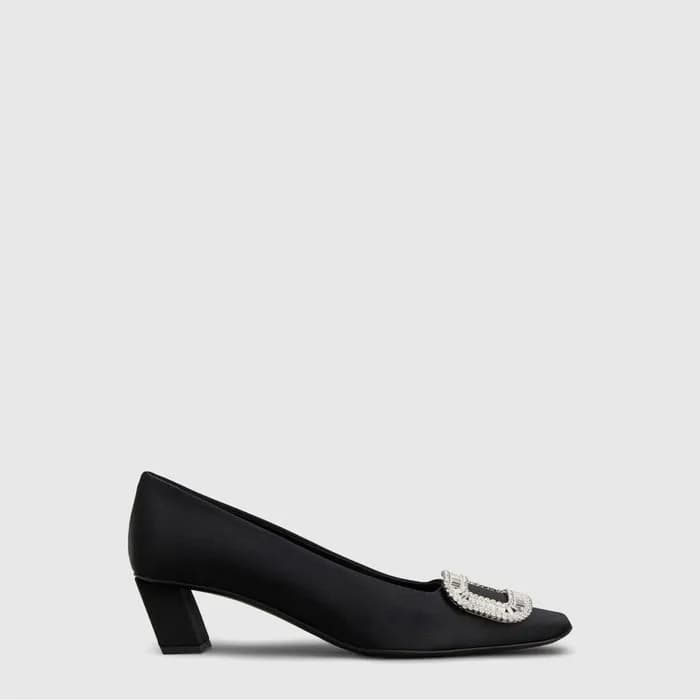 로저비비에 여성 벨 비비에 새틴 펌프스 - Roger Vivier Womens Belle Vivier Satin Pumps - ros14483x
