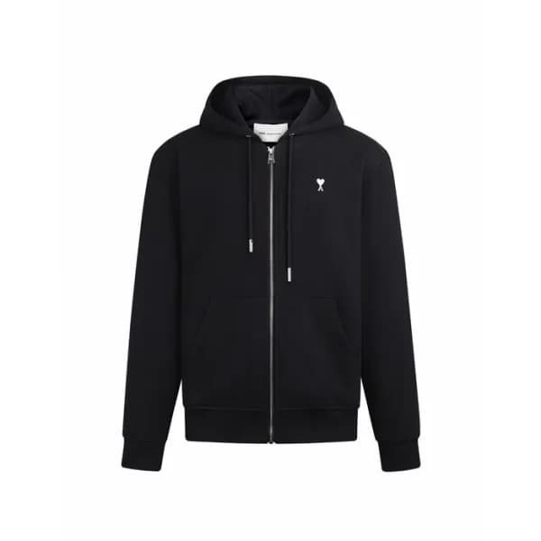 아미 남성 집업 후드티 - Ami Mens Zip-up Hooded - amc16465x