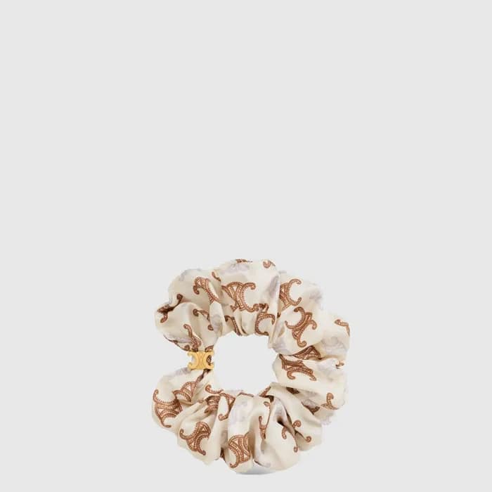 셀린느 여성 트리옹프 꾸뛰르 스크런치 - Celine Womens Triomphe Couture Scrunchie - acc10459x - 1