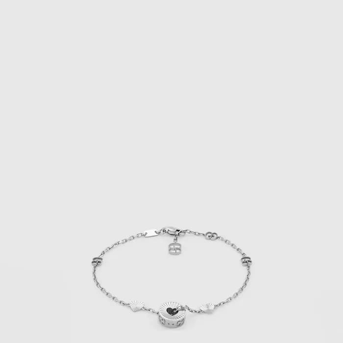 구찌 여성 인터로킹 체인 브레이슬릿 - Gucci Womens Interlocking Chain Bracelet - acc10832x - 1