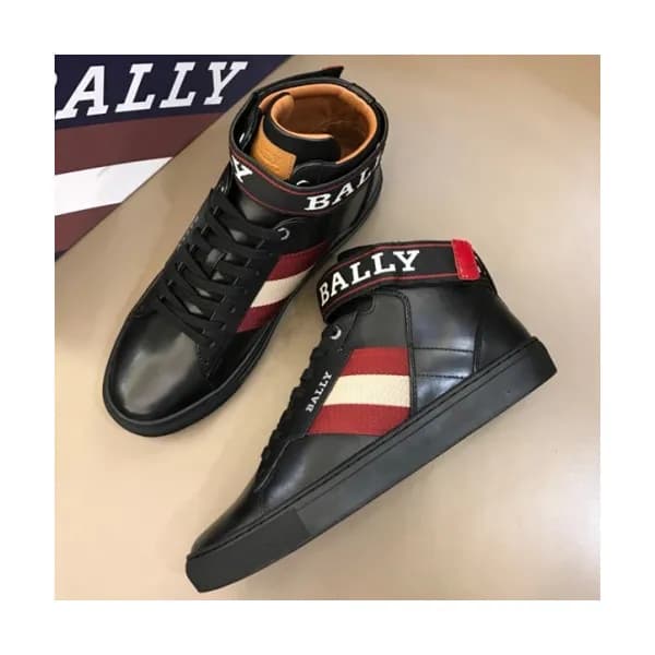 BALLY 2018 MENS LEATHER ANKLE SKEAKERS - 발리 남성 레더 … - 1