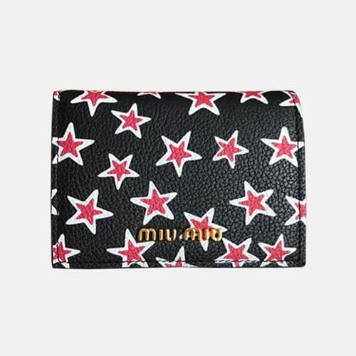 MiuMiu 2018 Ladies Matelassé Star Nero 5MV204 - 미우… - 1