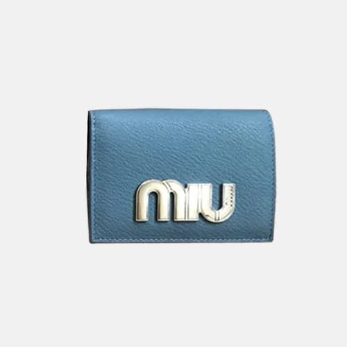 MiuMiu 2018 Ladies Madras Leather Wallet 5MD204# -… - 1