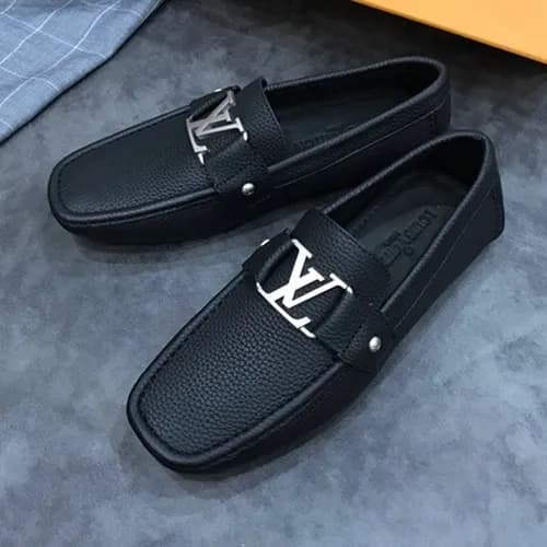 Louis Vuitton 2018 Mens Strap Leather Loafer - 루이… - 1