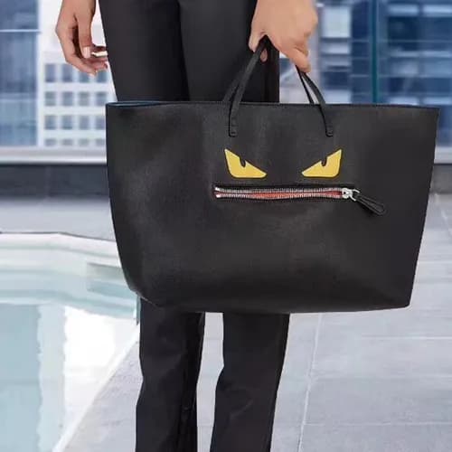 Fendi Monster Tote Shoulder Bag,36CM - 펜디 몬스터 토트 숄… - 1