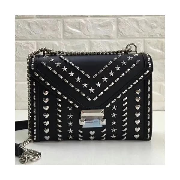 Michael Kors Leather Whitney Chain Shoulder Bag, 2… - 1