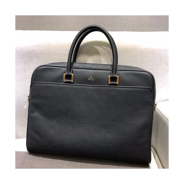 Gucci Leather Mens Business ,37CM - 구찌 레더 남성용 서류가방… - 1