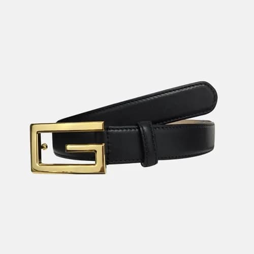[매장판]Gucci 2019 Ladies G Buckle Leather Belt - 구찌 … - 1