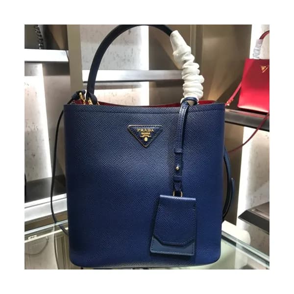 Prada Double Saffiano Tote Shoulder Bag,23cm - 프라다… - 1