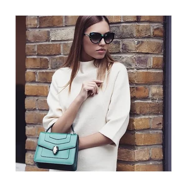 Bvlgari Serpenti Forever Tote Shoulder Bag,20CM - … - 1