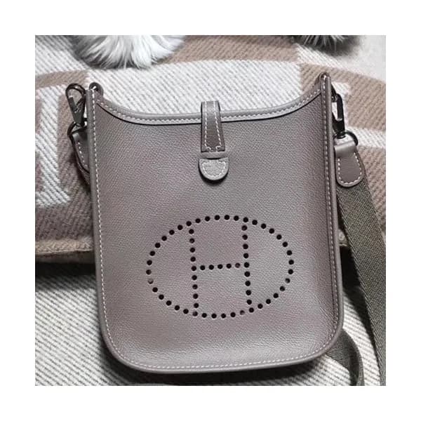 Hermes Evelyne Epsom Leather Mini Shoulder Bag - 에… - 1