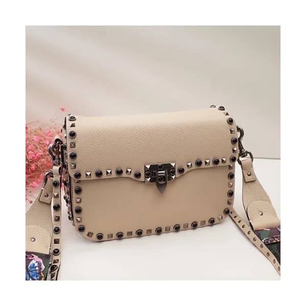 Valentino 2019 Leather Garavani Rockstud Shoudler … - 1