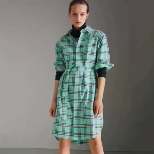 Burberry 2019 Ladies Classic Modern Check Shirt - … - 1