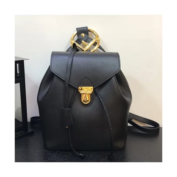 Fendi 2019 Leather Back Pack, 25cm - 펜디 2019 레더 여성… - 1