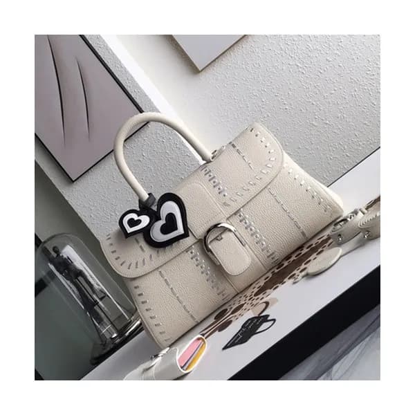 Delvaux 2019 Leather Tote Shoulder Bag,36s CM - 델보… - 1