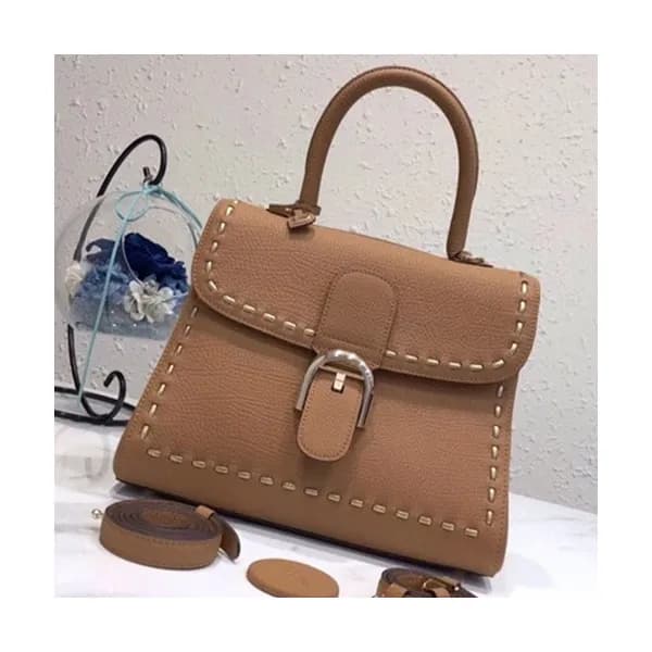 Delvaux 2019 Brillant Leather Tote Shoulder Bag,28… - 1