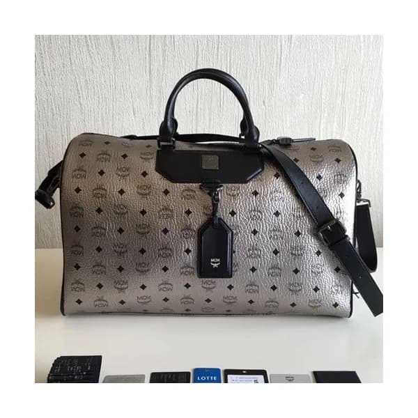 MCM Visetos 2019 Canvas Boston Bag,50.5cm - 엠씨엠 20… - 1