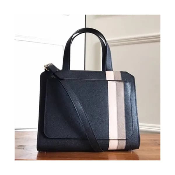 Valextra 2019 Passepartout Leather Tote Shoulder B… - 1