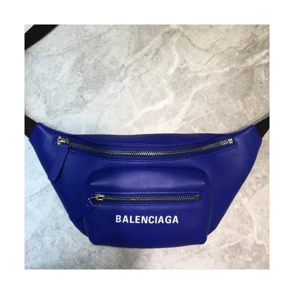 Balenciaga 2019 Leather Mini Hip Sack Belt Bag,18C… - 1