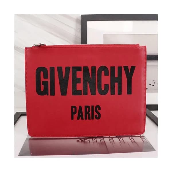 Givenchy 2019 Leather Clutch Bag,30cm - 지방시 2019 레… - 1