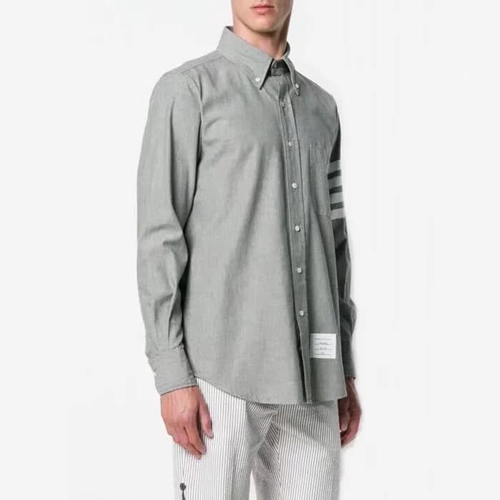 Thom Browne Mens Dress Shirts - 톰브라운 남성 그레이 셔츠 - t… - 1