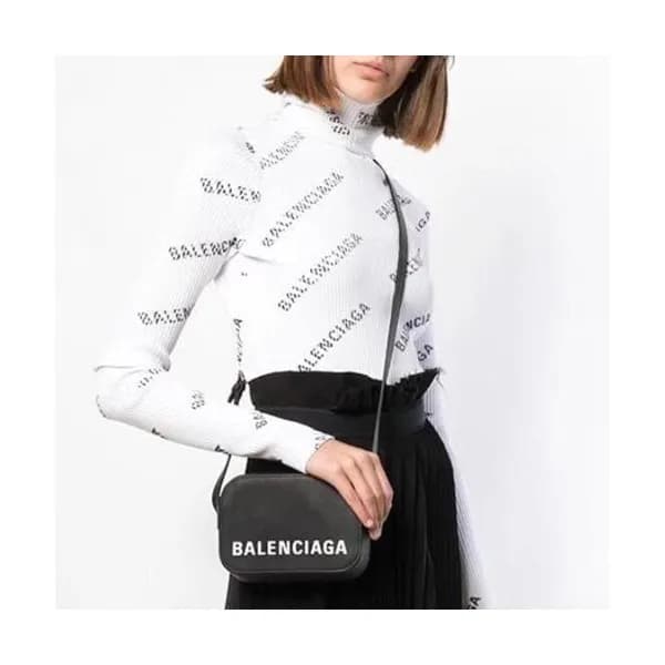 Balenciaga 2019 Leather Ville Camera Shoulder Bag,… - 1