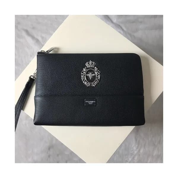 Dolce&Gabbana 2019 Leather Clutch Bag ,29CM - 돌체 앤… - 1