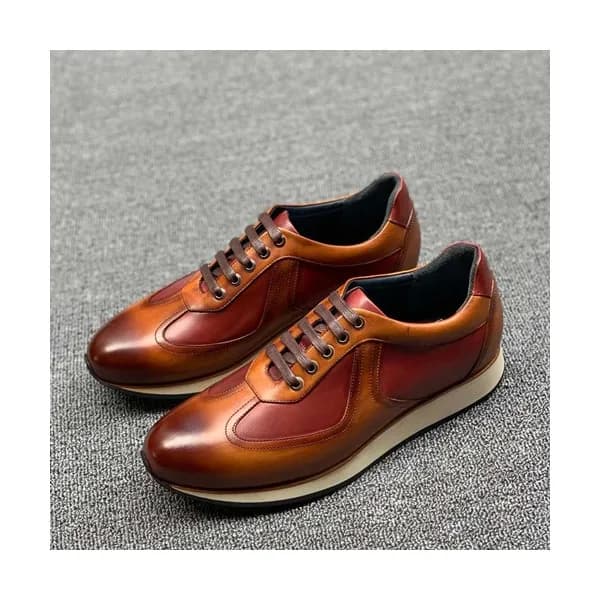 Balmain 2019 Mens Leather Sneakers - 발망 2019 남성용 레… - 1