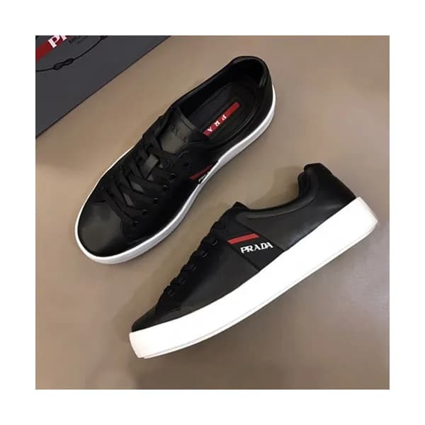 Prada 2019 Mens Leather Sneakers - 프라다 2019 남성용 레더… - 1