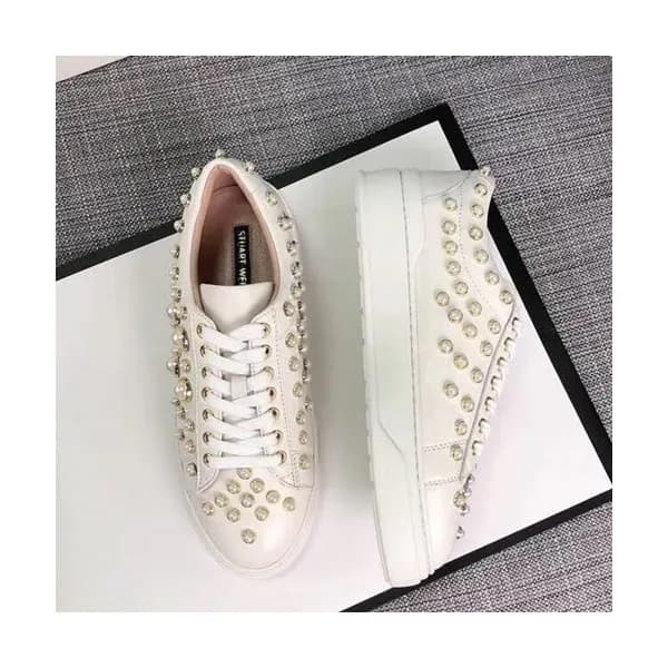 Stuart Weitzman 2019 Ladies Leather Sneakers - 슈트어… - 1