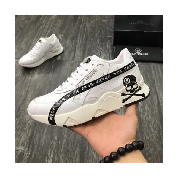 Philipp plein 2019 Mens Leather Sneakers - 필립플레인 … - 1