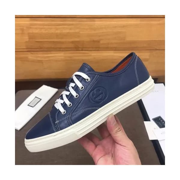 Gucci 2019 Mens Leather Sneakers - 구찌 2019 남성용 레더 … - 1