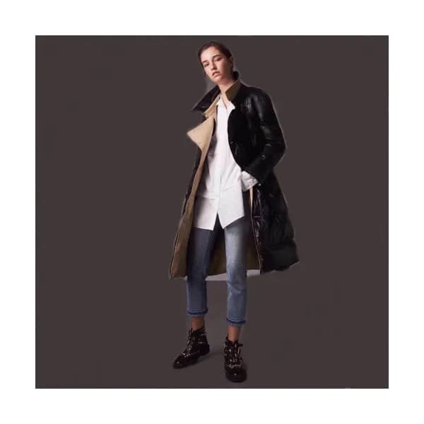 Burberry 2019 Womens Vintage Duck Down Trench Coat… - 1