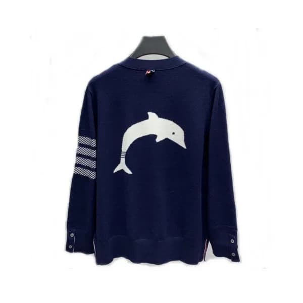 Thom Browne 2019 Mens Wool V-neck Cardigan - 톰브라운… - 1