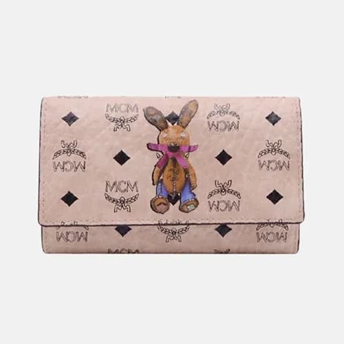 MCM 2019 Ladies PVC Canvas Wallet - 엠씨엠 2019 여성용 P… - 1