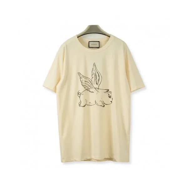 [매장판]Gucci 2019 Mm/Wm Logo Cotton Short Sleeved Ts… - 1